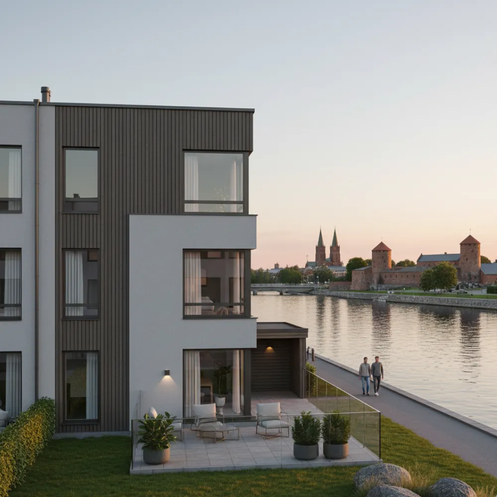 Modern Townhouse by River Aura